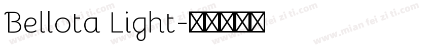 Bellota Light字体转换